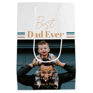 Best dad ever We love you Medium Gift Bag