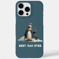 Best Dad Ever Winter Penguin Design