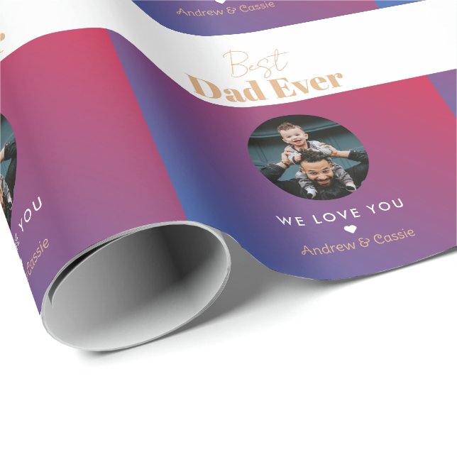 Best dad ever wrapping paper (Roll Corner)