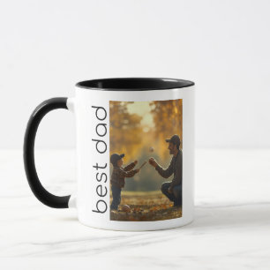 Best Dad Father's Day 1 Photo Collage Mug