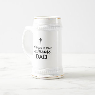 Best Dad Fathers Day Awesome Father Gift Beer Stein