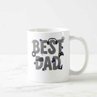 BEST DAD Gaming Dad Graphic Coffee Mug