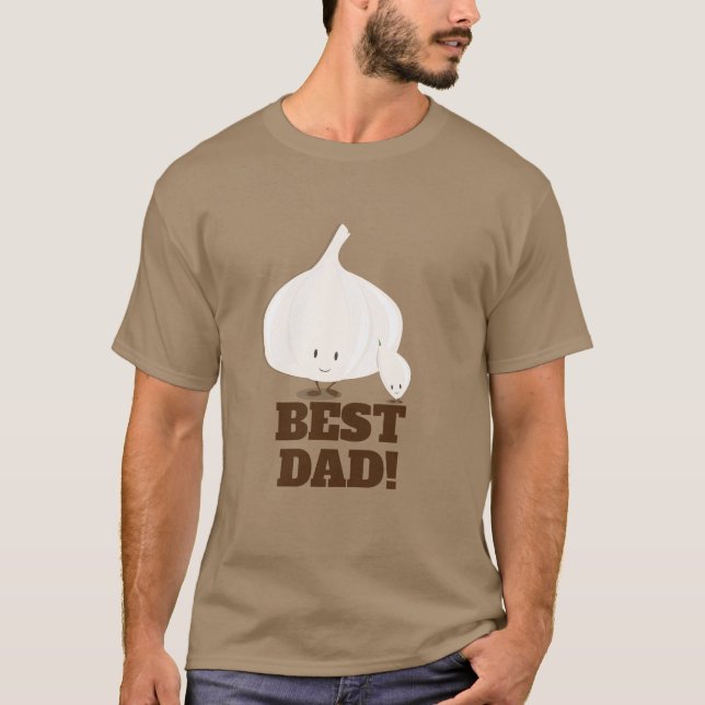 Best Dad Garlic | Men's t-shirt (Front)