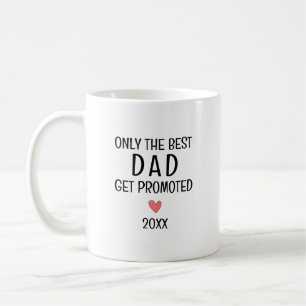 Best Dad Get Promoted – Personalised Year Coffee Mug