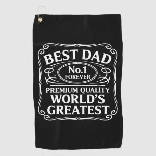 Best Dad Golf Towel
