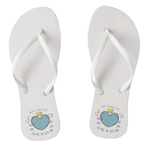 Best Dad Happy Father's Day Flip Flops