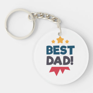 Best Dad Happy Father's Day   Keychain