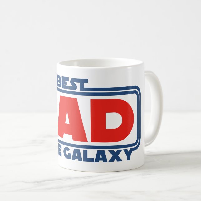 Best Dad in the Galaxy Coffee Mug (Front Right)