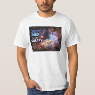 Best Dad in the Galaxy Father T-Shirt Top