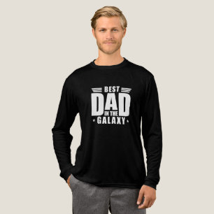 Best Dad in the Galaxy - Father's Day, Birthday Tri-Blend Shirt