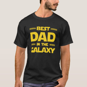 Best Dad in the Galaxy Mens Dad New Dad Best Dad T-Shirt