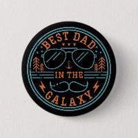 Best Dad In The Galaxy Vintage Retro Father's Day