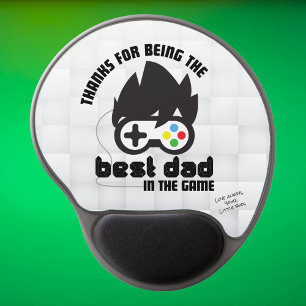 Best Dad in the Game Gift Mouse Pad for Gamer Dads