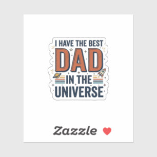 Best Dad in the Universe Space Vector Design_1