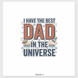 Best Dad in the Universe Space Vector Design_1