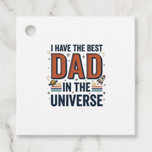 Best Dad in the Universe Space Vector Design_1 Favour Tags