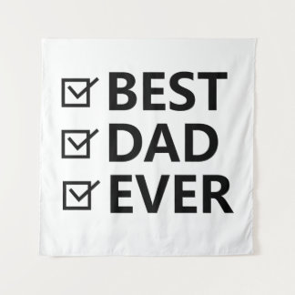 Best dad in the world, fathers day gift tapestry