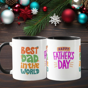Best Dad in The World Happy Father's Day Coffee Mug