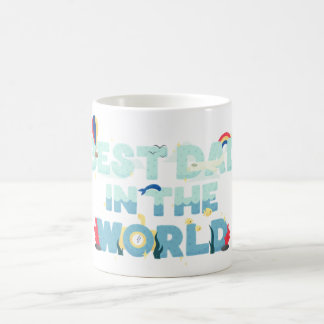 Best Dad in the World Mug – Cute Travel Theme Fath