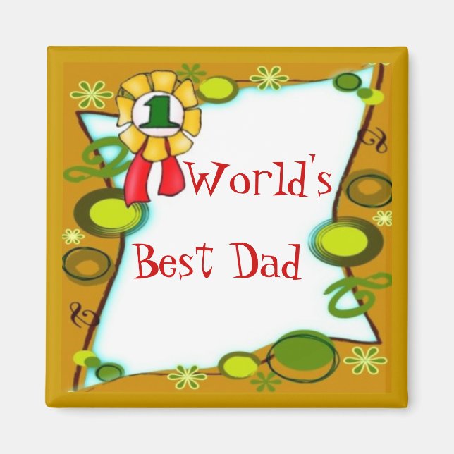 Best Dad Magnet (Front)