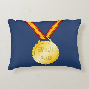 Best Dad Medal Father’s Day Decorative Cushion