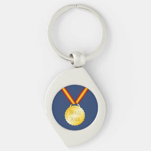 Best Dad Medal Father’s Day Key Ring