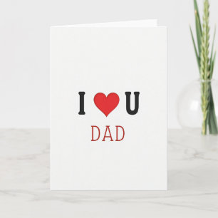 Best Dad Minimal Art Card
