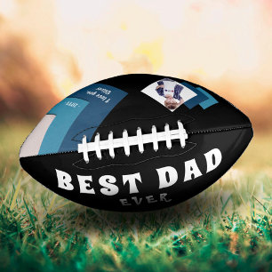 Best Dad Modern Geometrical Photo Father`s Day  Football