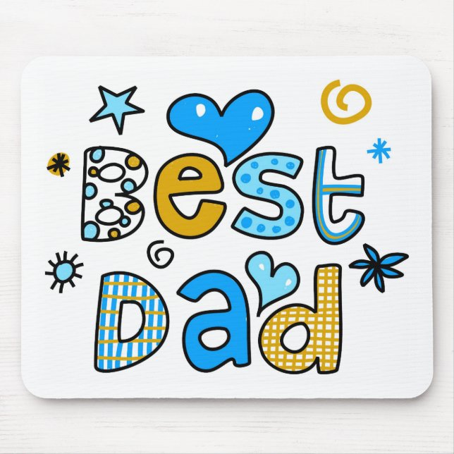 Best Dad Mouse Pad (Front)