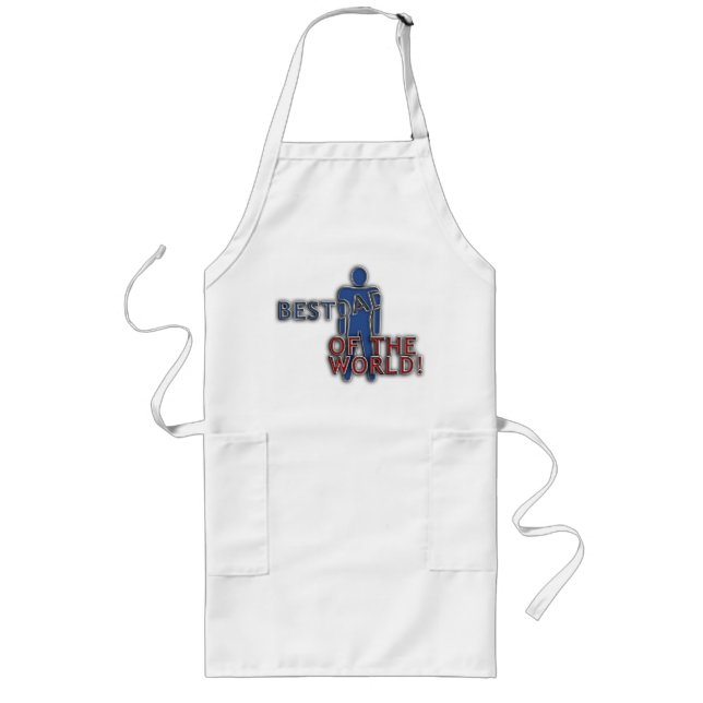 BEST DAD OF THE WORLD LONG APRON (Front)