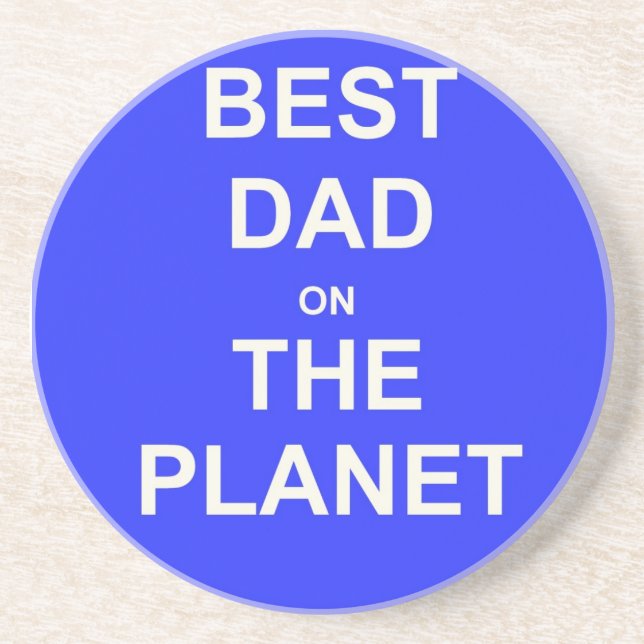 Best dad on the planet coaster (Front)