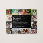 Best Dad Papa Father Definition 14 Photo Fun Black Jigsaw Puzzle<br><div class="desc">14 photo collage jigsaw for you to personalise for your special papa, dad, daddy or father to create a unique gift for Father's day, birthdays, Christmas or any day you want to show how much he means to you. A perfect way to show him how amazing he is every day....</div>