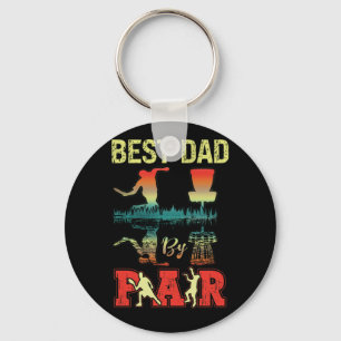Best Dad Par Discgolf Discgolfer Frisbee Golfing Key Ring