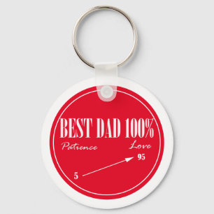 Best Dad Patience Love Arrow Keychain