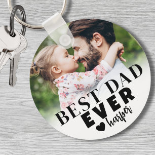 Best Dad Personalised Photo Key Ring