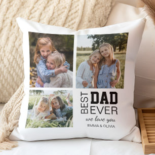 Best Dad Personalised Photos Cushion