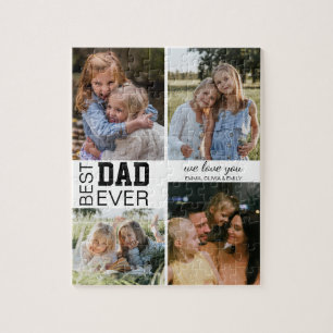 Best Dad Personalised Photos Jigsaw Puzzle