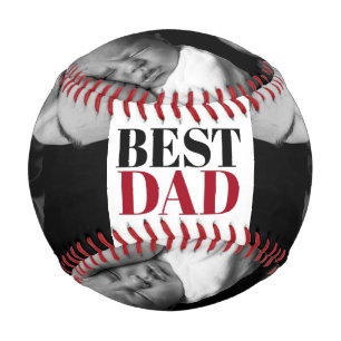 Best Dad Personalized Photo Baseball