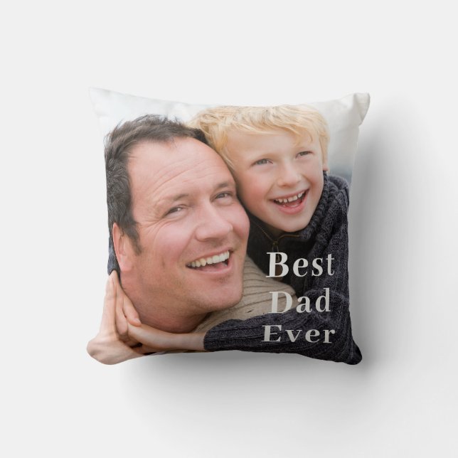 Best Dad Photo Cushion (Front)