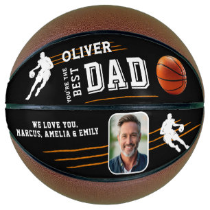 Best Dad Player Silhouette Father Keepsake Photo Basketball