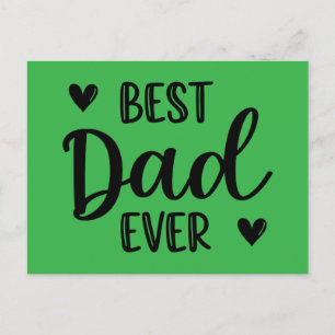 Best dad. postcard