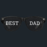 BEST DAD retro Shades / Fun Party Sunglasses<br><div class="desc">Party Sunglasses: Classic retro party shades with text "BEST DAD" - fun fashion,  fathers day,  party,  secret Santa,  office celebrations / night out</div>