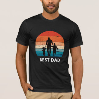 Best dad retro T-Shirt