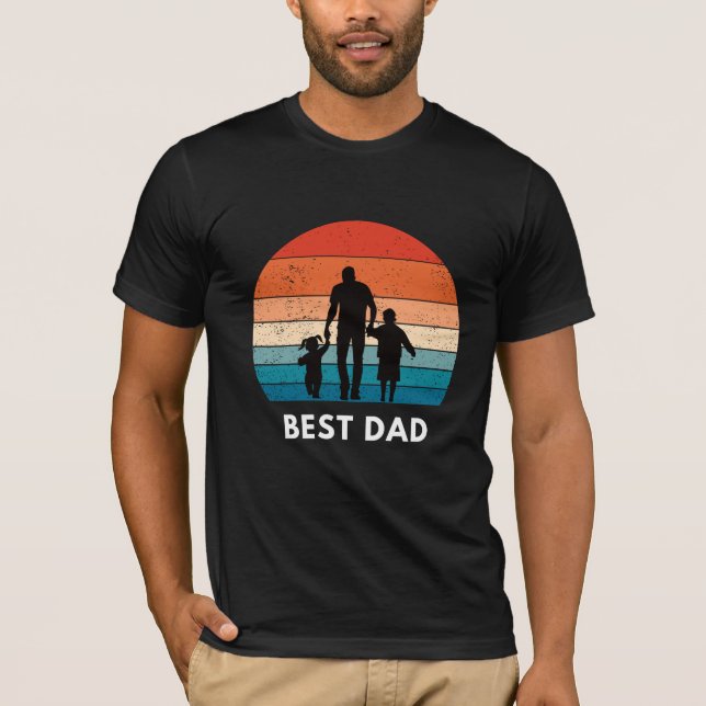 Best dad retro T-Shirt (Front)