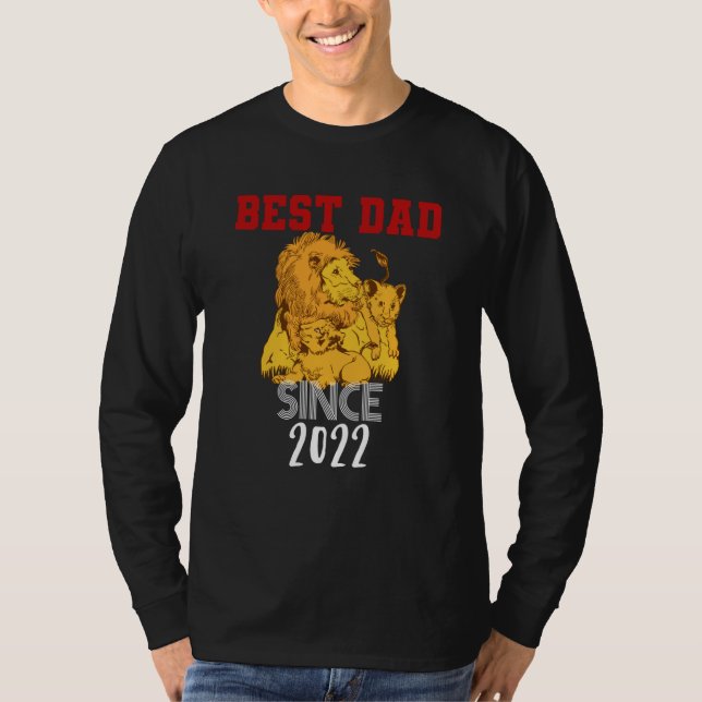 Best dad since 2022 T-Shirt (Front)