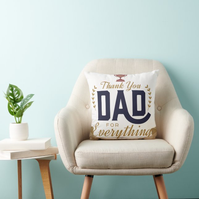 Best Dad – Thank You Design Cushion (Chair)