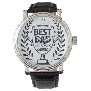 Best Dad Trophy Design – Father’s Day Gift Watch