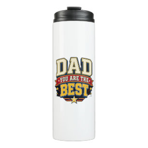 Best Dad Tumbler - Varsity Fathers Day Gift Cup