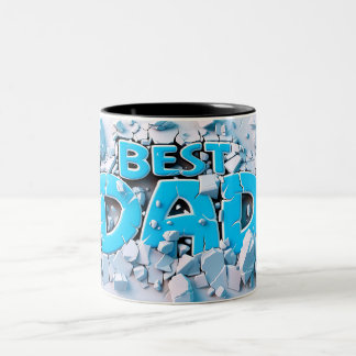 Best dad Two-Tone coffee mug