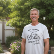 Best Dad Vintage Bicycle Father's Day T-Shirt